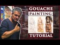 7 Steps to Paint a Costumed Character in Gouache - Watts Weekly