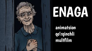 Enaga | qo'rqinchli animatsion multfilm | animatsion qo'rqinchli multfilm | o'zbek tilida