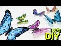 【100均DIY】ステンドグラス風！ちょうちょの壁飾り～　Like a stained glass! Butterfly wall decoration -DIY-