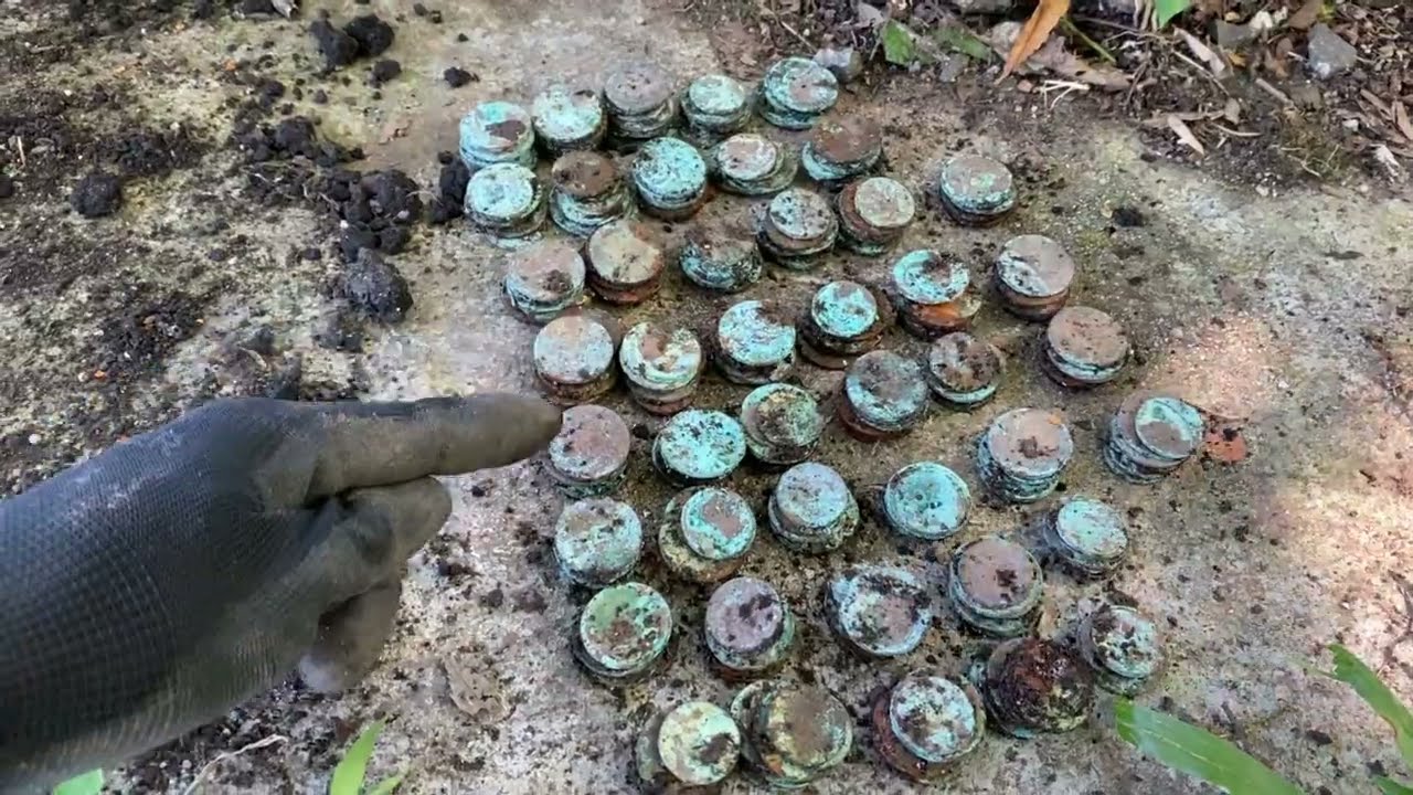 Verdadeiro tesouro! Uma lata velha com Centenas de moedas encontrada na antiga rota dos Tropeiros