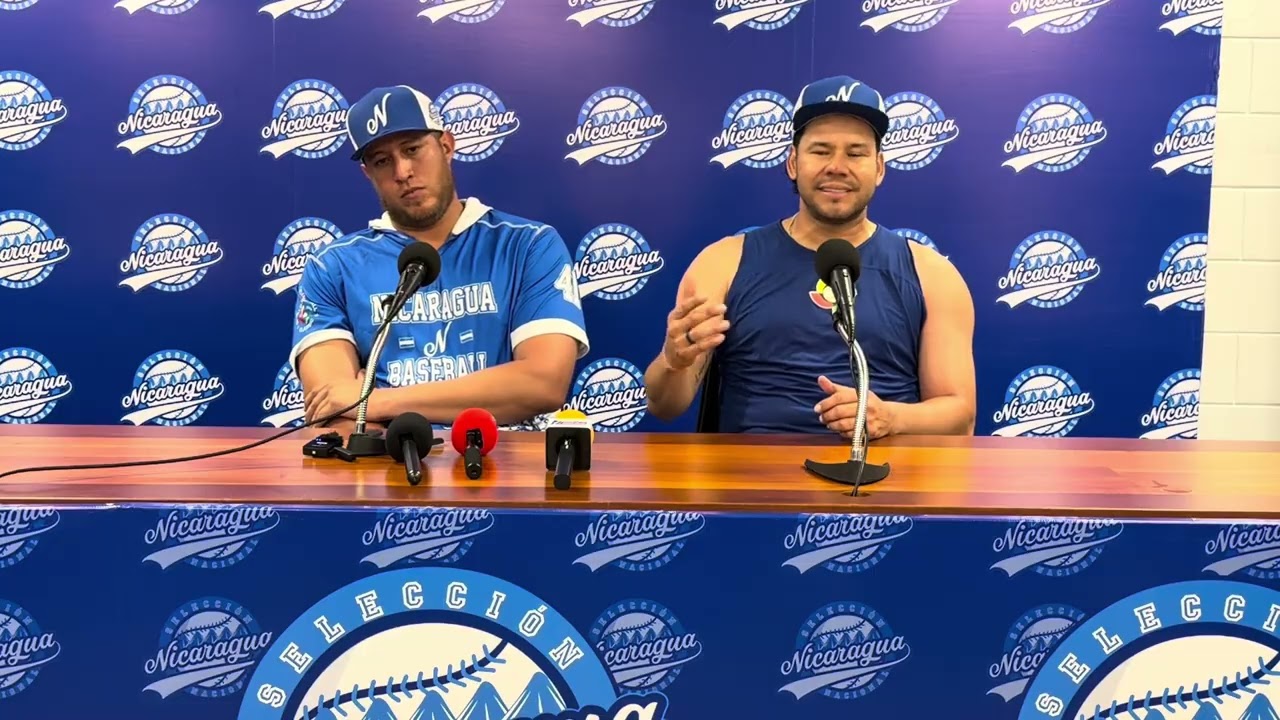Teller y Osmar  Gutierrez hablan sobre el 4to y último partido de la serie Nicaragua ante Cuba