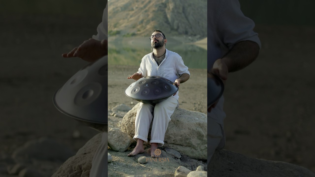 Call to the moment🛸Amirali on Panersia D Kurd 18 🎶#Shorts #YouTubeShorts #Viral #Handpan #Panersia