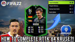 HOW TO COMPLETE 84 RTTK MAX KRUSE FAST?! | FIFA 22 ULTIMATE TEAM |