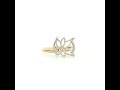 14kt Yellow And White Gold Lab Diamond Semi-Mount               73000 73001