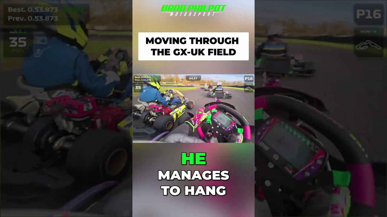 Thumbnail of Brad Philpot's video Battling Through the GX UK Field! #Karting #GXUK #GoKarts
