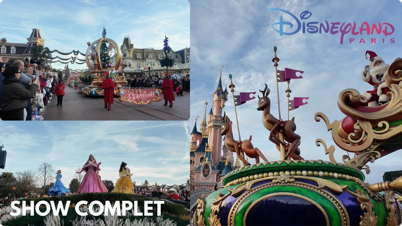 Shine a Light – Parade de Noël (Jour - Central Plaza) – Disneyland Paris 2025 | Show complet