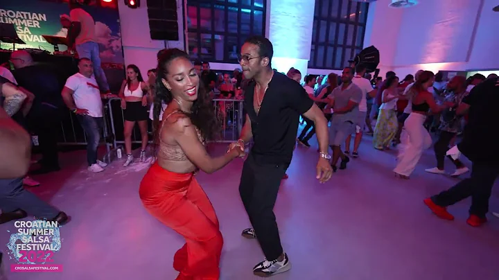 Maykel Fonts & Bersy Cortez - salsa social dancing | Croatian Summer Salsa Festival 2022 (Rovinj)