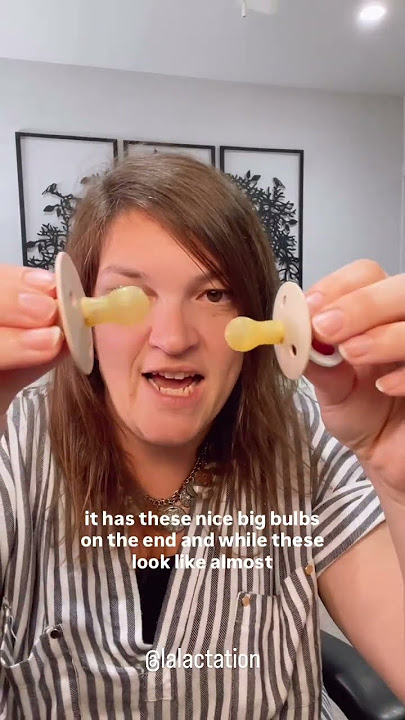 Bibs or Itsy Ritsy Pacifier? The bulbous one…