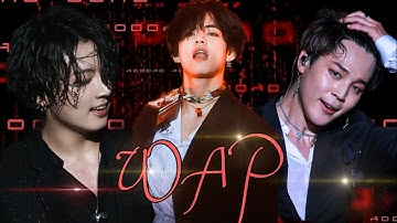 WAP- Feat  BTS ||[MAKNAE LINE]|| [FMV]