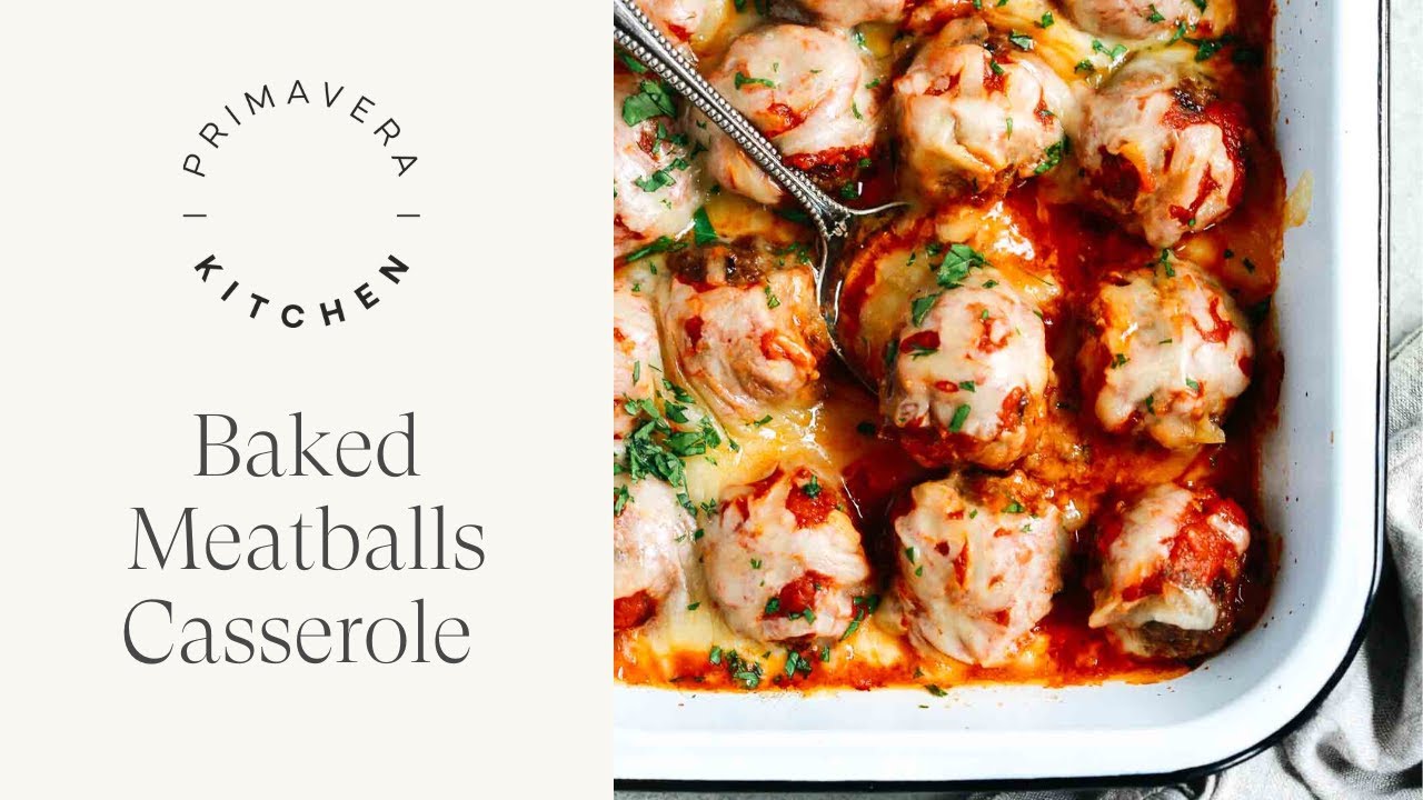 Baked Meatballs Casserole YouTube