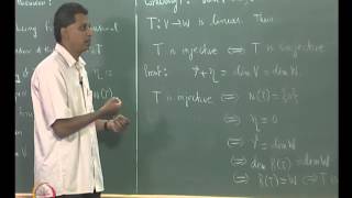 ⁣Mod-04 Lec-16 The Rank-Nullity-Dimension Theorem. Isomorphisms Between Vector Spaces