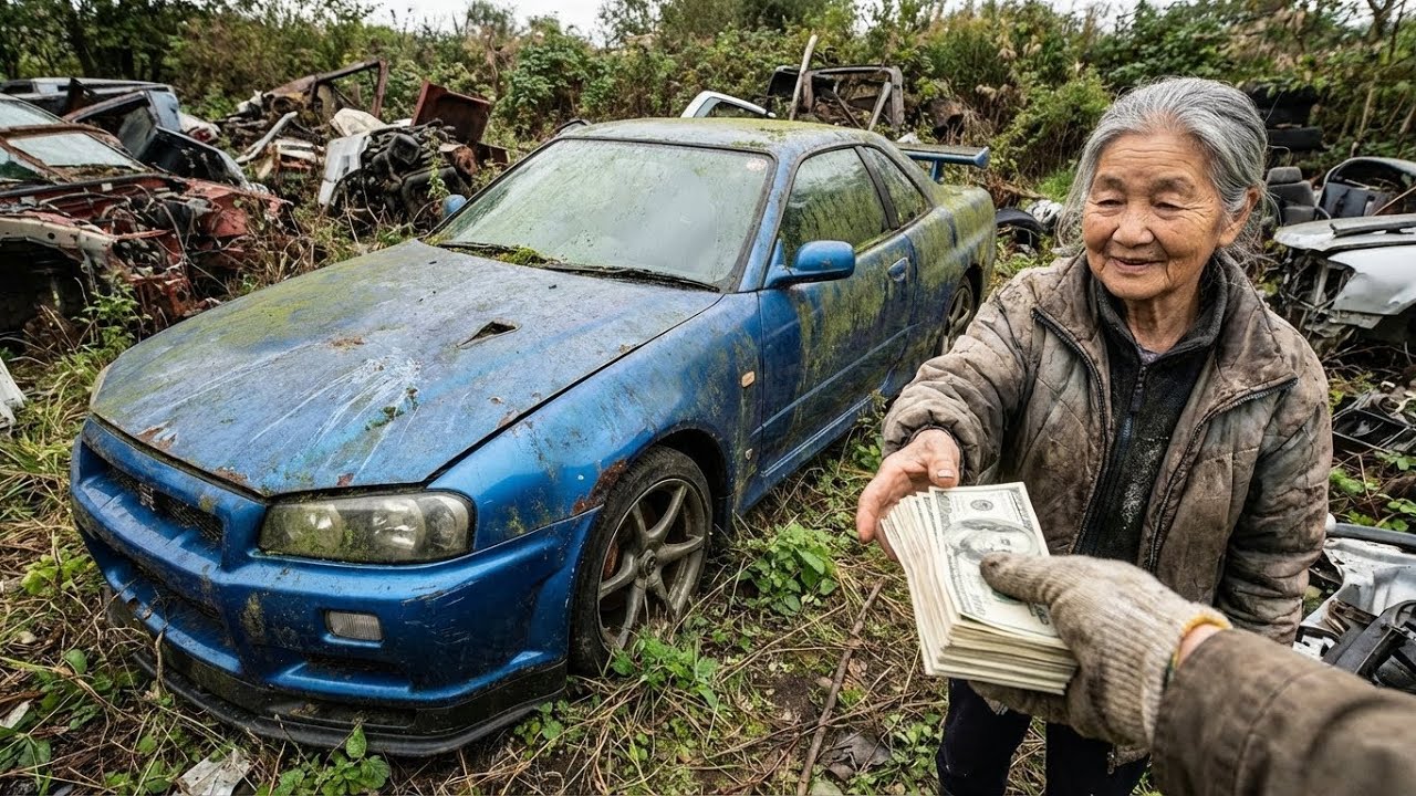 $800 Found Abandoned Nissan Skyline GT-R R34 1999 Restoration | JDM Icon Rebuilt