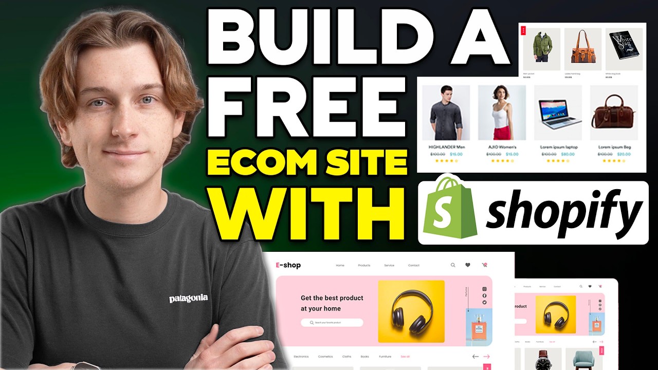 How to Create a FREE eCommerce Website with Shopify – BUILD AN ONLINE ...