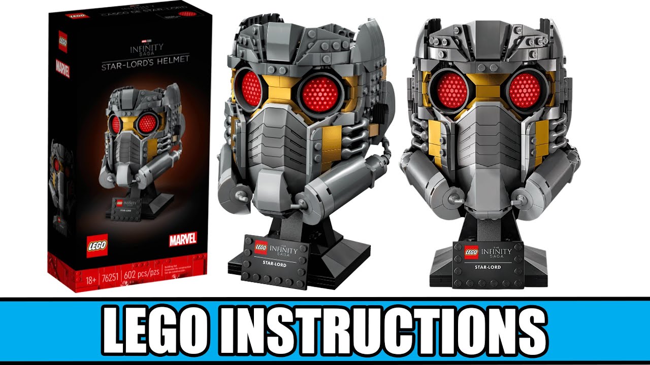 Marvel Super Heroes | Star-Lord's Helmet LEGO instructions