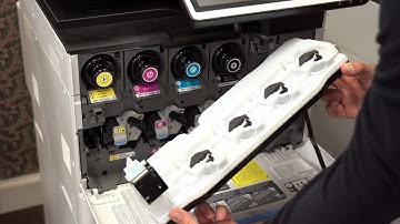 How to Replace Waste Toner Bottle for Canon C250iF/C256iF/C350iF/C356iF