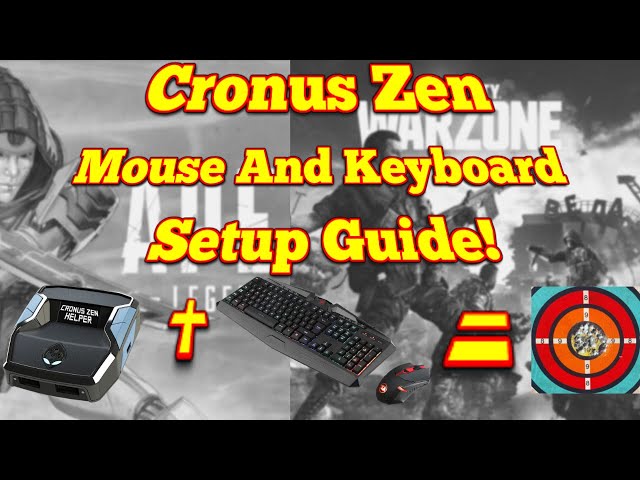 Cronus Zen Setup For PC using Mouse and Keyboard 