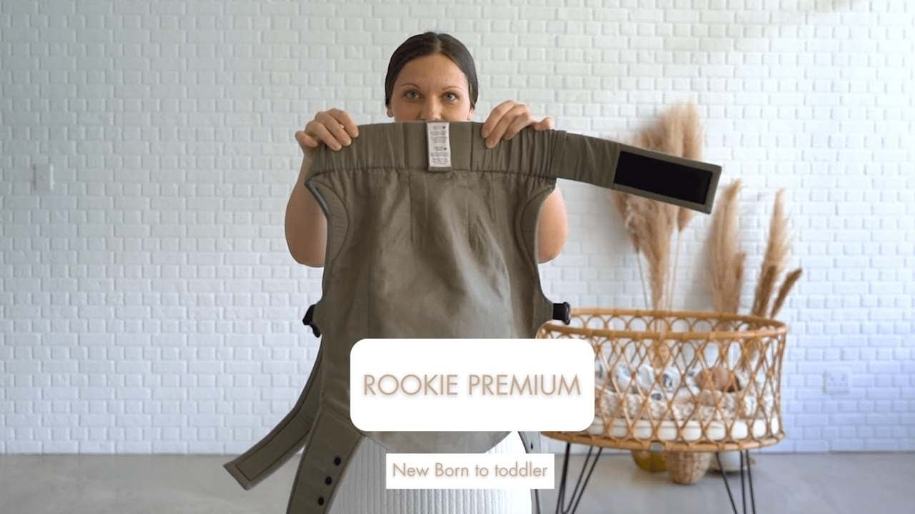 ROOKIE Draagzak | Manual video Rookie Premium baby carrier