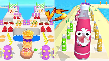 Max Levels PANCAKE RUN vs Juice Run🥞💕: All Levels Gameplay Walkthrough Android, iOS New UPDATE