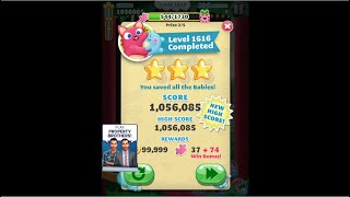 Bubble Mania level 1616 ⭐️⭐️⭐️ Score 1,056,085
