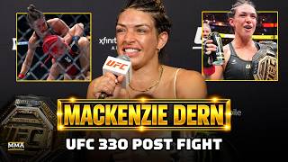 Mackenzie Dern Admits Build-Up With Gillian Robertson Bothered Her She Woke Up The Lion UFC 330