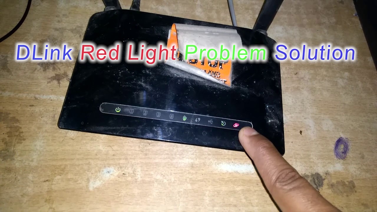 Samle Tarmfunktion Arkæologiske DLink Router Red Light Problem Solution (Easy Solution) - YouTube