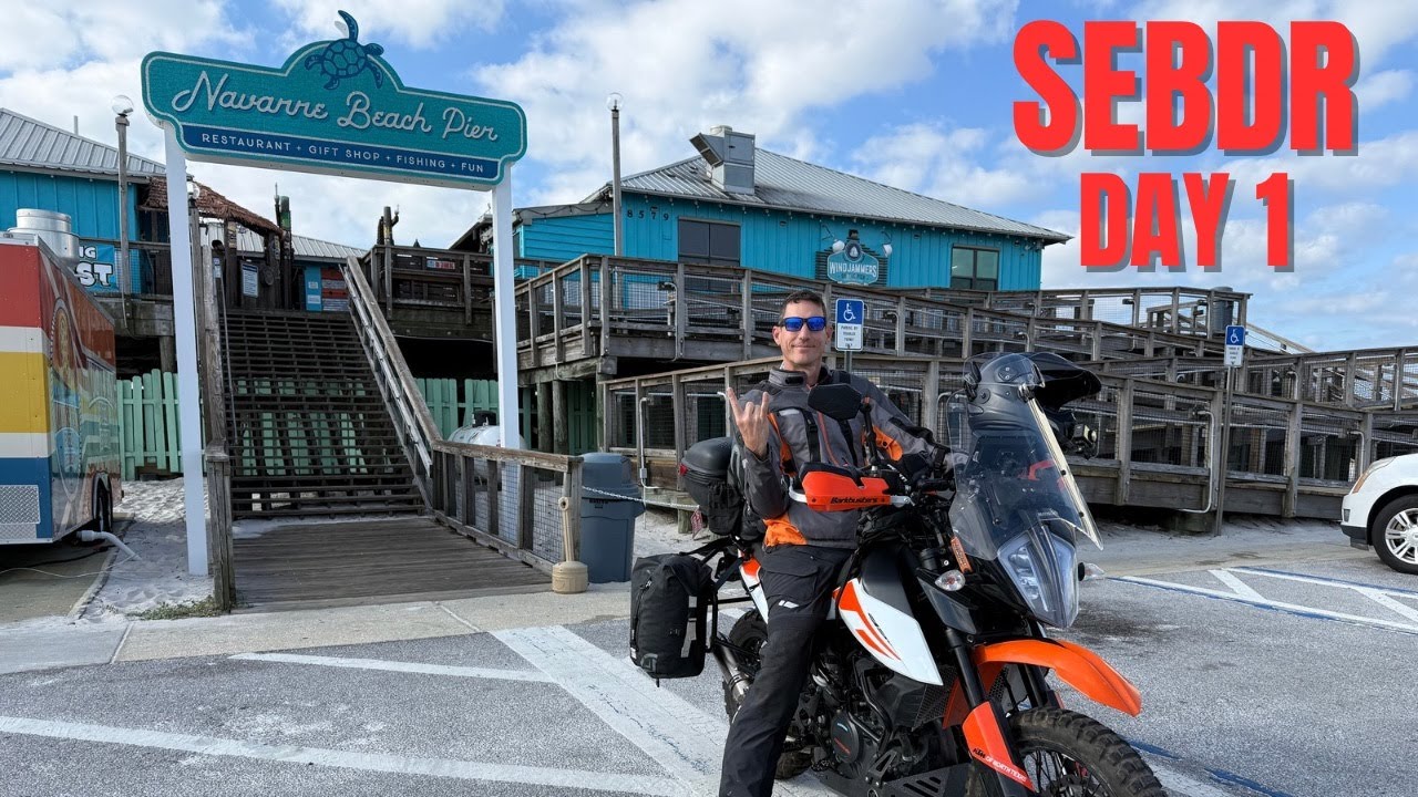 Юго-восточная часть БДР: День 1 - Разделы 1 и 2 на моем KTM 390