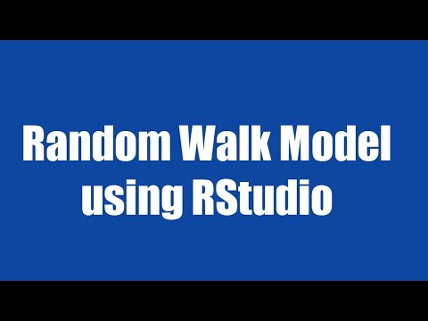 15. Random Walk Model using RStudio