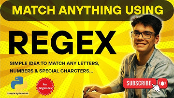How to Match Everything in a Sentence Using Regex (Letters, Numbers & Symbols) | Simple Python Lab