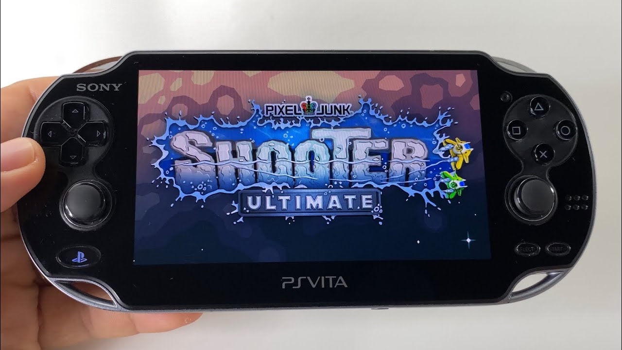 PixelJunk Shooter Ultimate PS Vita handheld gameplay