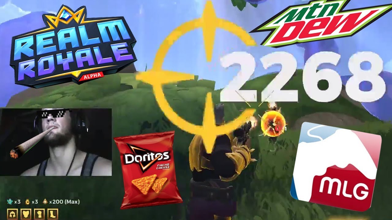 Crazy No Scope Headshot! | Uncut 16 Kill Game | Realm Royale