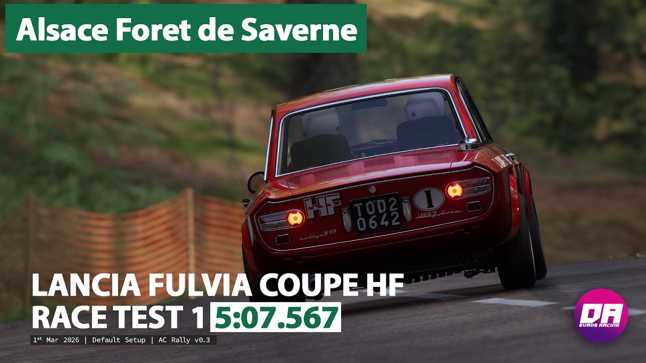AC Rally - Lancia Fulvia Coupe HF - Alsace Foret de Saverne - 1st Place ...
