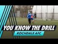 Jimmy bullards toughest drill yet  you know the drill  roc.ale afc with callum camps