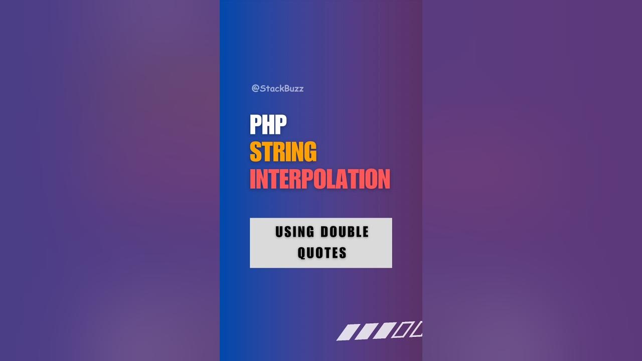 String Interpolation in PHP | Concatenating strings | Variable ...