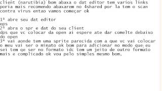 video-aula-como adicionar sprite em formato idc no dat editor
