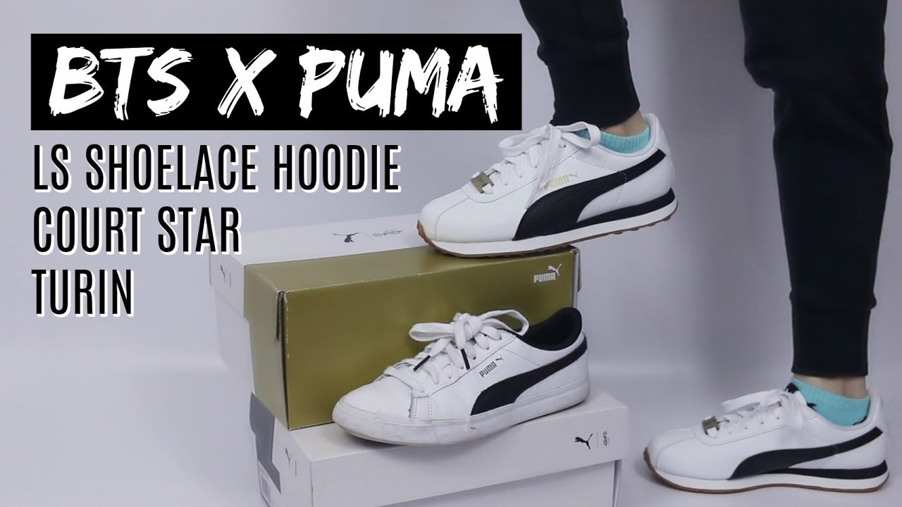 Bts X Puma - Turin Review (Feat. Court Stars And Hoodie) | Haul - Youtube