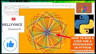 HOW TO RUN A CODE FOR A SPIROGRAPH IN PYTHON PROGRAMMING
