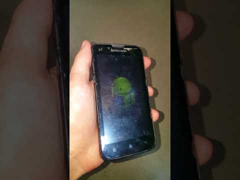 Lenovo A338t hard reset сброс настроек графический ключ пароль зависает висит на заставке