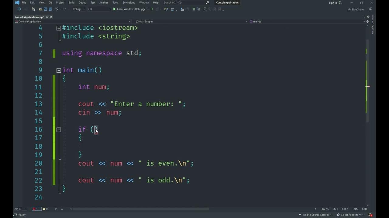Learn C++ | Ep # 11 | Conditionals: If-Else - YouTube