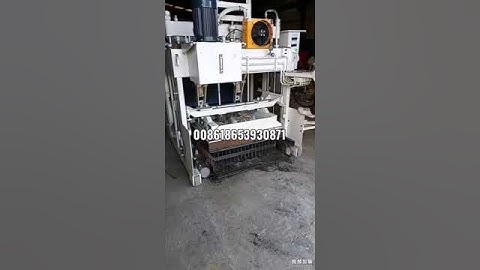 QMY12-15 Full automatic cement mobile block machine interlocking paver brick machine tested video