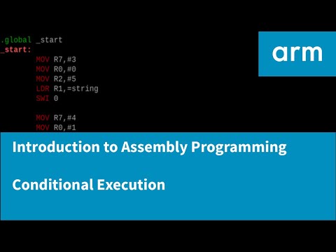 Introduction to Assembly Programming with ARM - Conditional Instruction Execution