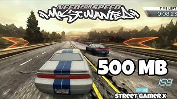 [500 MB] How To Download Need for Speed Most Wanted Game Apk+OBB Android Highly Compressed For Free