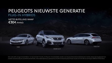 De nieuwste generatie Peugeot plug-in hybrides
