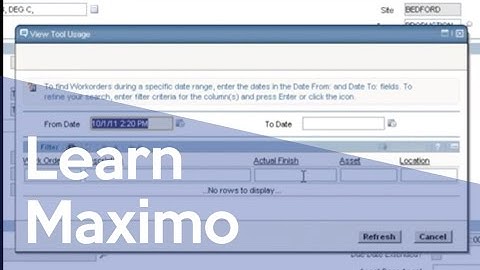 IBM Maximo V7 Calibration Overview