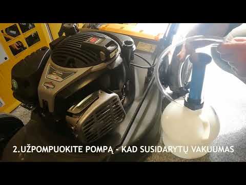 Video: Kokios alyvos reikia Briggs ir Stratton vejapjovėms?