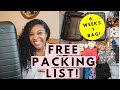 MINIMALIST PACKING tips for CARRY ON ONLY to Europe + FREE TRAVEL PACKING CHECKLIST