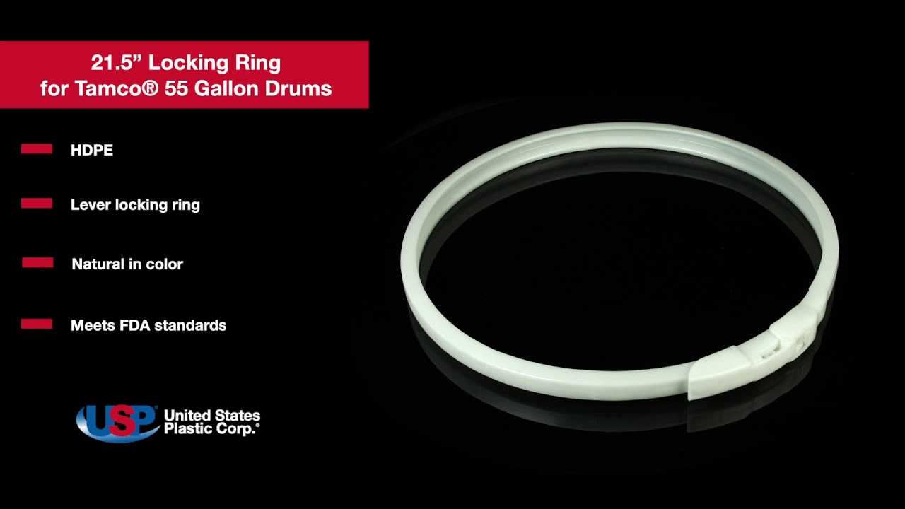 21.5" Locking Ring for Tamco® 55 Gallon Drums U.S. Plastic