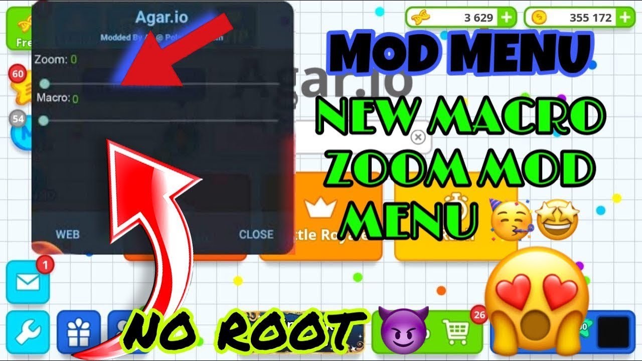 JB iOS 14 ✓] Agar.io Ver. (All Versions) MOD Menu, Zoom Hack (All Game  Modes), Toggle Dark Mode