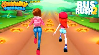 Subway Princess Runner VS Bus Rush 2 - Who's First???? Android/iOS Gameplay HD screenshot 5