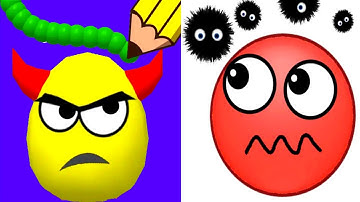 Satisfying ASMR Gameplay - Draw To Smash vs Hide Ball All Levels