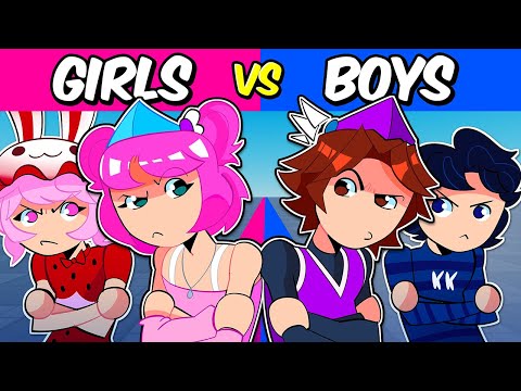 BOYS vs GIRLS ROBLOX YOUTUBER BATTLE..